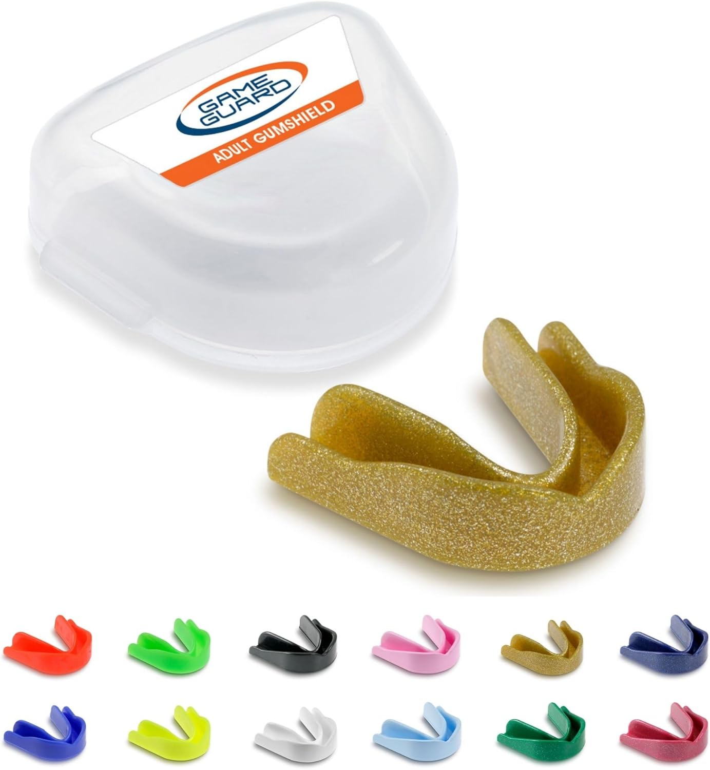 Junior and adult sparkle gumshield option