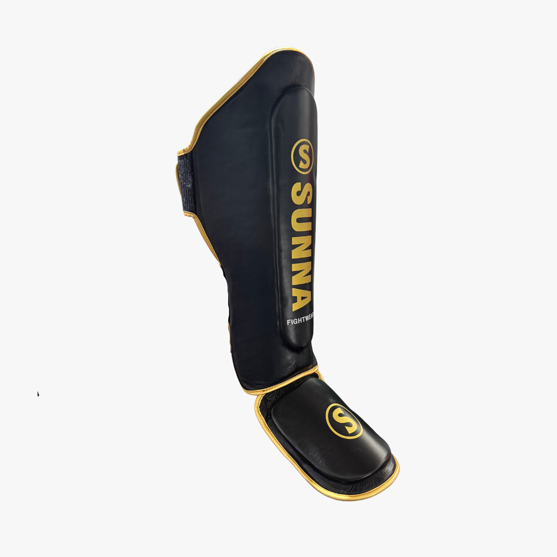 Sunna shin and instep guards front view