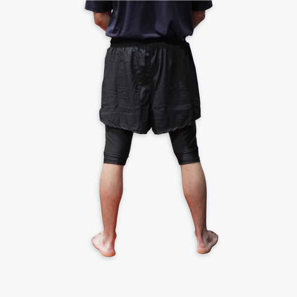 Sunna Fightwear Black Range Awrah Hybrid Training Shorts – Adults Modest MMA & Grappling Shorts