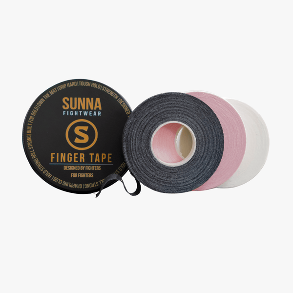Sunna Fightwear BJJ finger tape 3 pack - premium grip tape for Brazilian Jiu-Jitsu grappling injury prevention