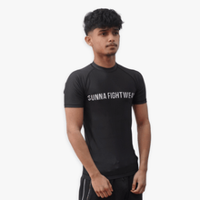 Line Series rashguard front angle - Sunna Fightwear no-gi compression shirt for BJJ grappling and MMA
